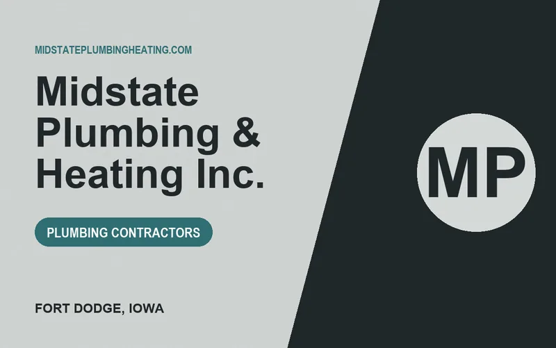 Midstate Plumbing & Heating Inc. in Fort Dodge, Iowa