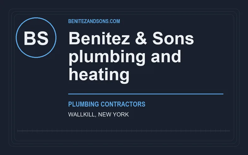 Benitez & Sons plumbing and heating in Wallkill, New York