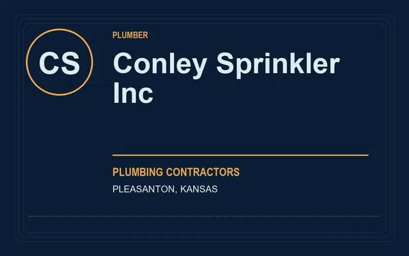 Conley Sprinkler Inc in Pleasanton, Kansas