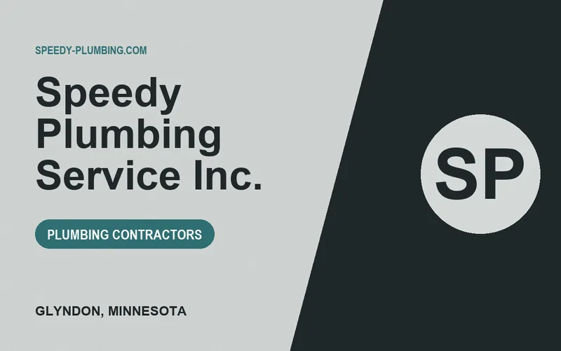 Speedy Plumbing Service Inc. in Glyndon, Minnesota