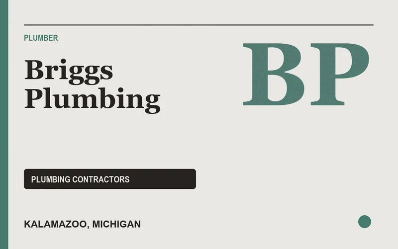 Briggs Plumbing in Kalamazoo, Michigan