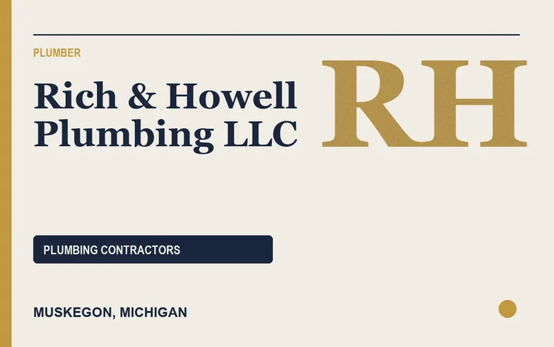 Rich & Howell Plumbing LLC in Muskegon, Michigan