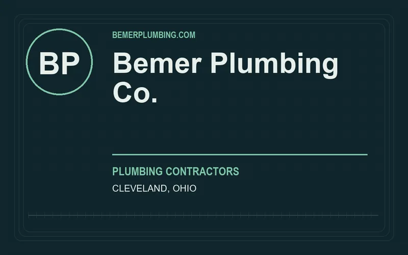 Bemer Plumbing Co. in Cleveland, Ohio