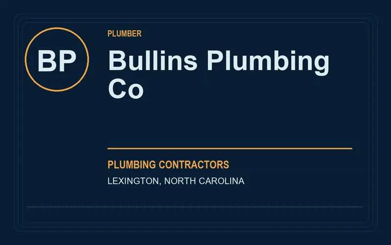 Bullins Plumbing Co in Lexington, North Carolina