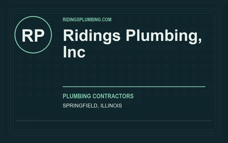 Ridings Plumbing, Inc in Springfield, Illinois