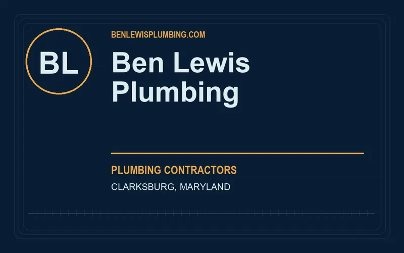 Ben Lewis Plumbing in Clarksburg, Maryland