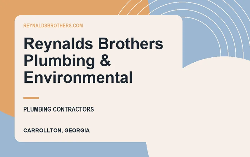 Reynalds Brothers Plumbing & Environmental in Carrollton, Georgia