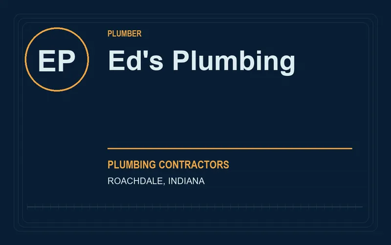 Ed's Plumbing in Roachdale, Indiana