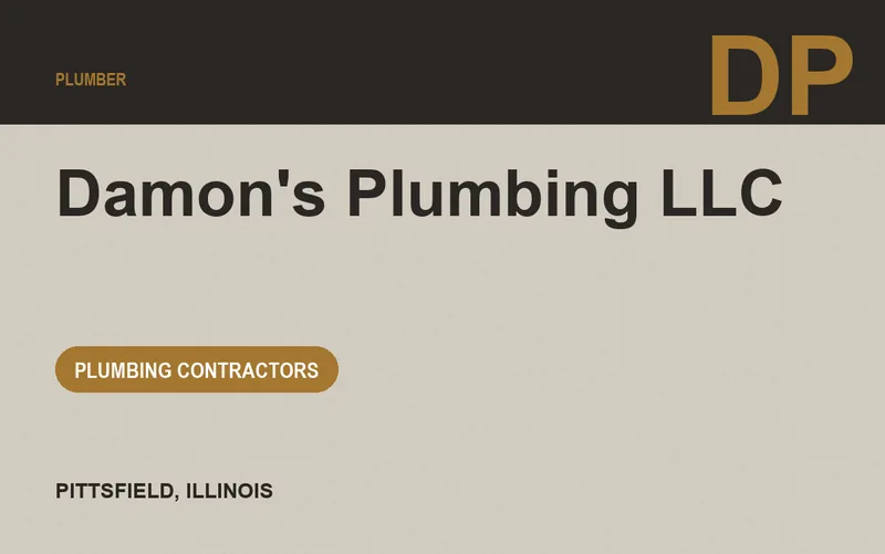 Damon's Plumbing LLC in Pittsfield, Illinois