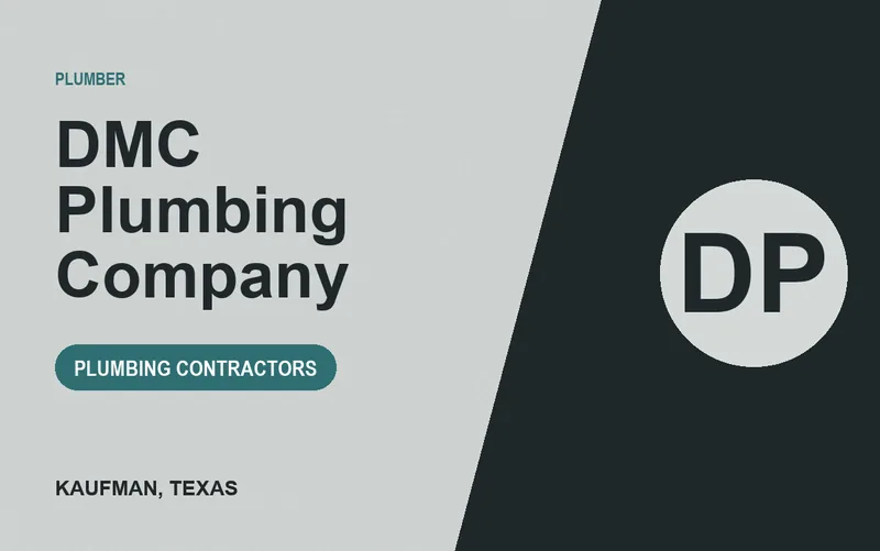 DMC Plumbing Company in Kaufman, Texas
