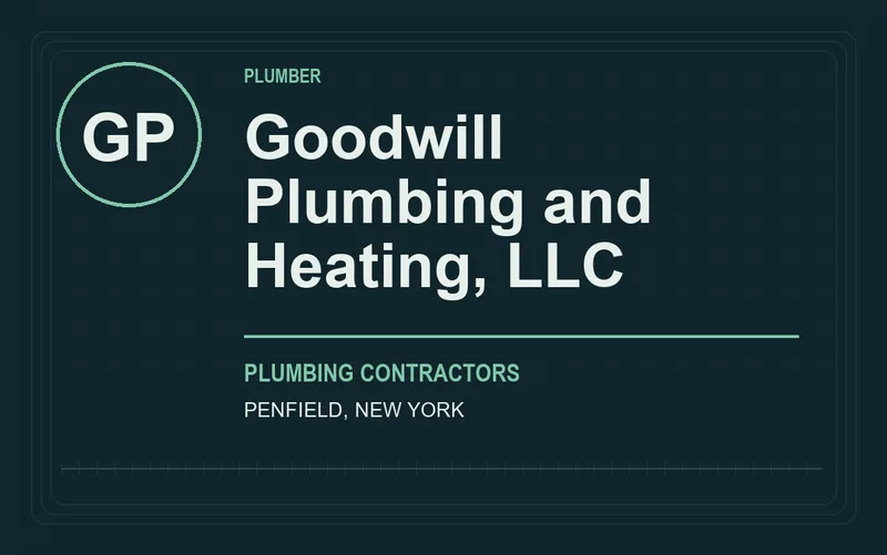 Goodwill Plumbing and Heating, LLC in Penfield, New York
