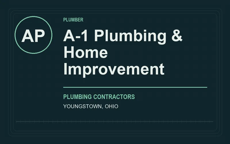 A-1 Plumbing & Home Improvement in Youngstown, Ohio