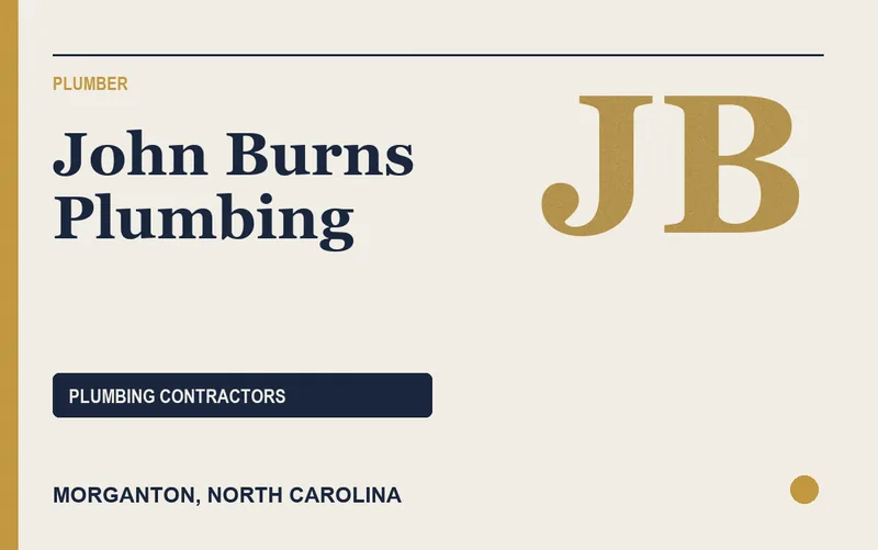 John Burns Plumbing in Morganton, North Carolina