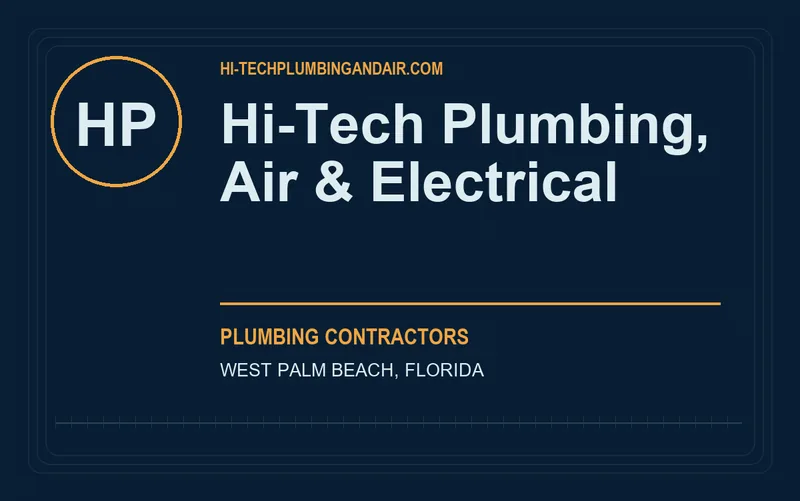 Hi-Tech Plumbing, Air & Electrical in West Palm Beach, Florida
