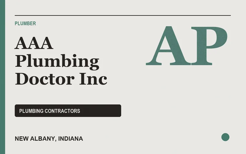 AAA Plumbing Doctor Inc in New Albany, Indiana