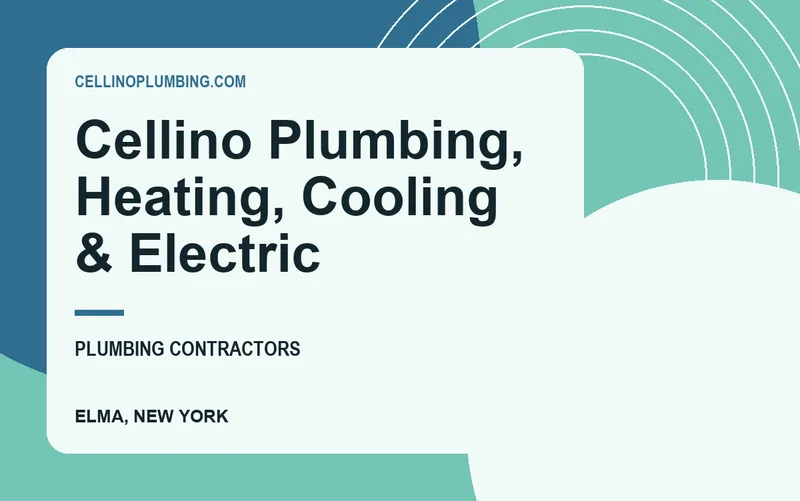 Cellino Plumbing, Heating, Cooling & Electric in Elma, New York