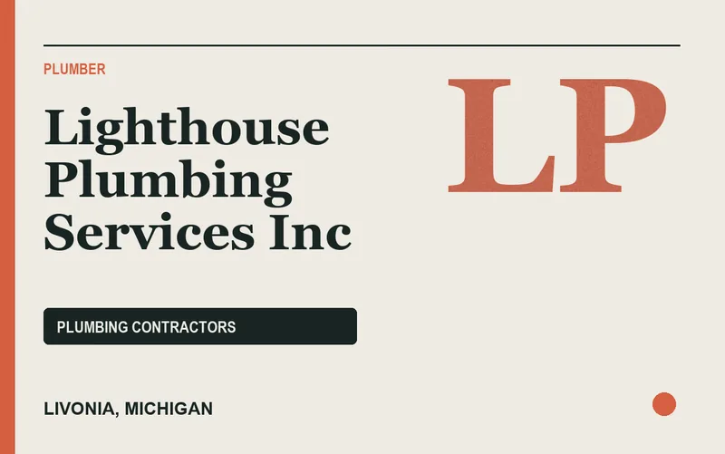 Lighthouse Plumbing Services Inc in Livonia, Michigan