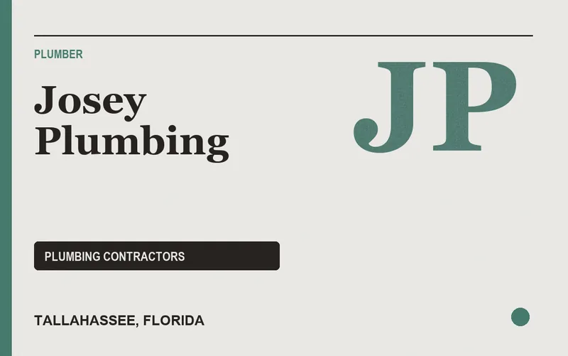 Josey Plumbing in Tallahassee, Florida