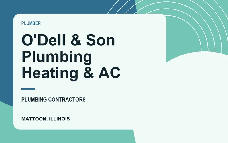 O'Dell & Son Plumbing Heating & AC in Mattoon, Illinois