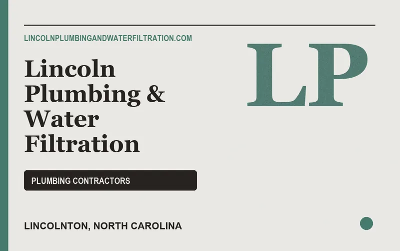 Lincoln Plumbing & Water Filtration in Lincolnton, North Carolina