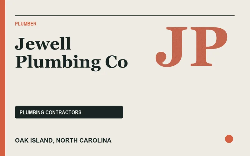 Jewell Plumbing Co in Oak Island, North Carolina