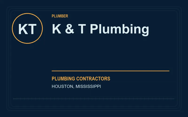 K & T Plumbing in Houston, Mississippi