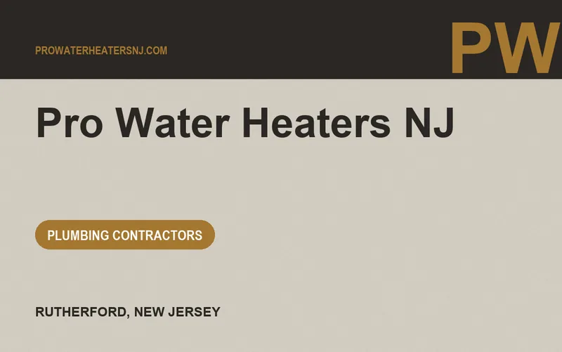 Pro Water Heaters NJ in Rutherford, New Jersey