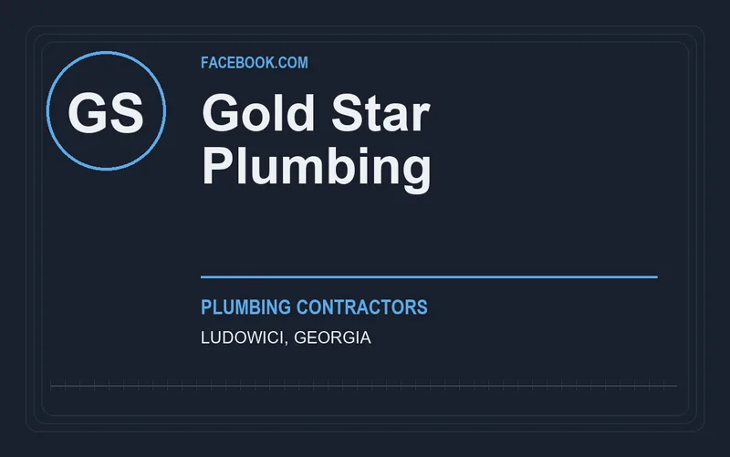 Gold Star Plumbing in Ludowici, Georgia