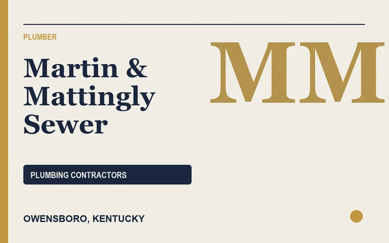 Martin & Mattingly Sewer in Owensboro, Kentucky