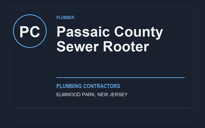 Passaic County Sewer Rooter in Elmwood Park, New Jersey