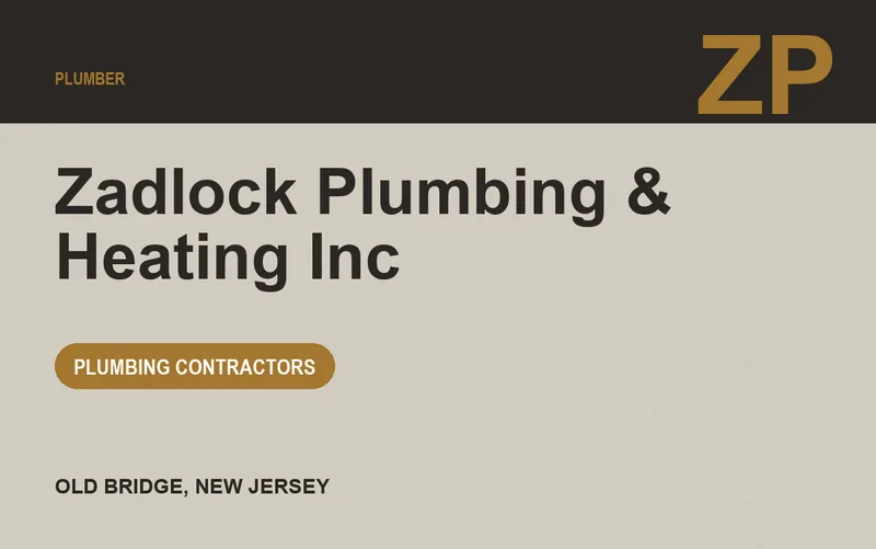 Zadlock Plumbing & Heating Inc in Old Bridge, New Jersey