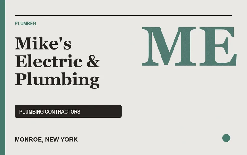 Mike's Electric & Plumbing in Monroe, New York