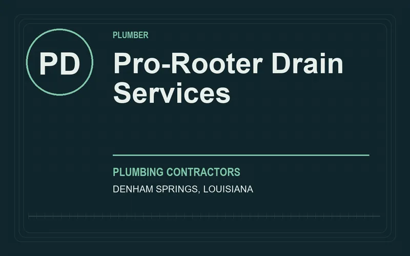 Pro-Rooter Drain Services in Denham Springs, Louisiana