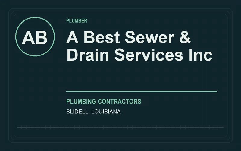 A Best Sewer & Drain Services Inc in Slidell, Louisiana