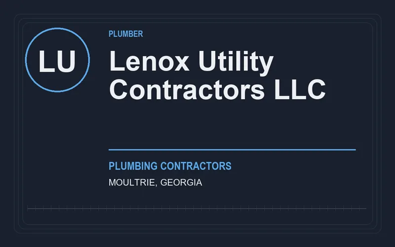 Lenox Utility Contractors LLC in Moultrie, Georgia