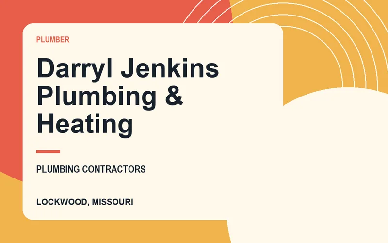 Darryl Jenkins Plumbing & Heating in Lockwood, Missouri