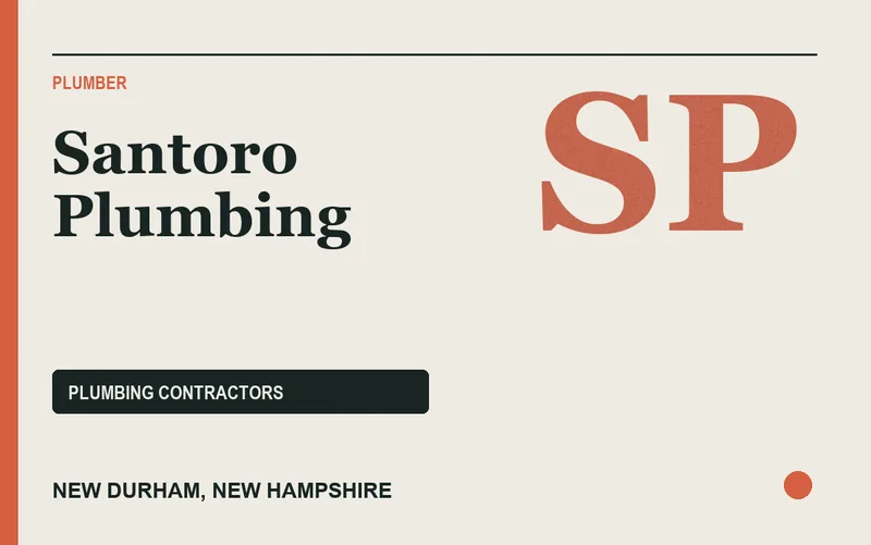 Santoro Plumbing in New Durham, New Hampshire