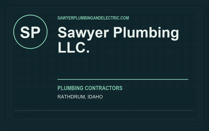 Sawyer Plumbing LLC. in Rathdrum, Idaho