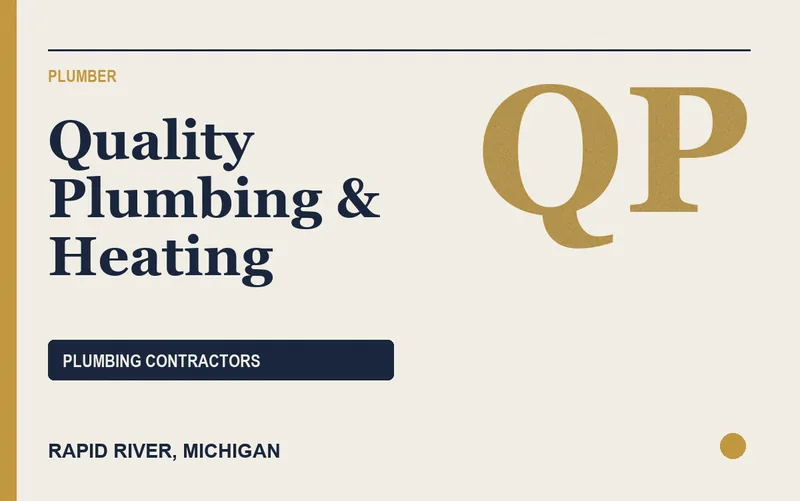 Quality Plumbing & Heating in Rapid River, Michigan