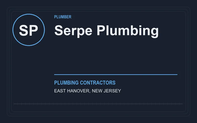 Serpe Plumbing in East Hanover, New Jersey