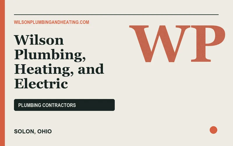 Wilson Plumbing, Heating, and Electric in Solon, Ohio