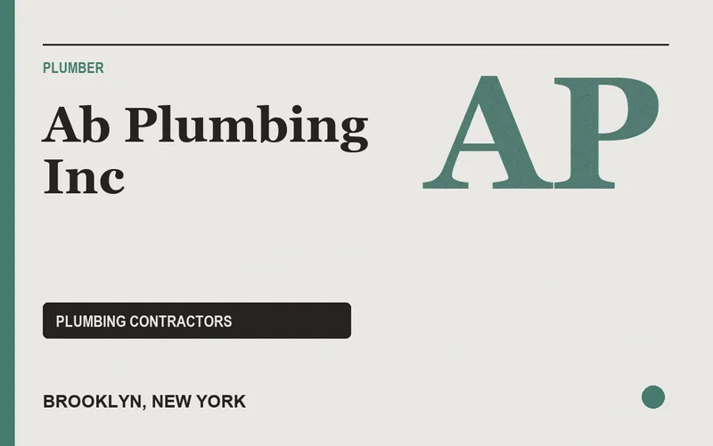 Ab Plumbing Inc in Brooklyn, New York