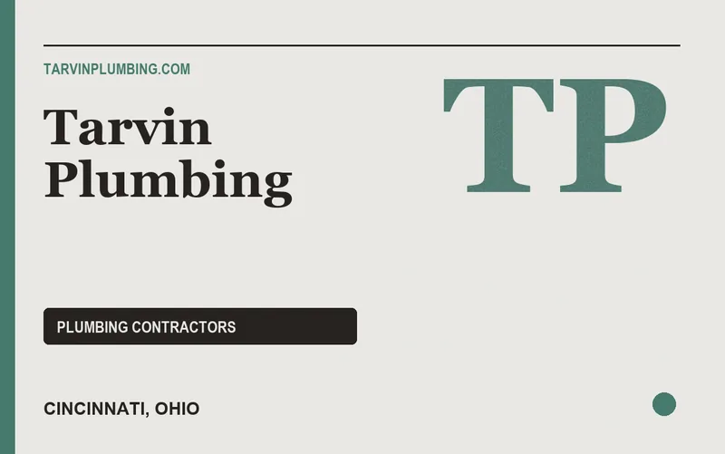 Tarvin Plumbing in Cincinnati, Ohio