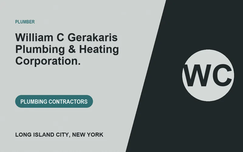 William C Gerakaris Plumbing & Heating Corporation. in Long Island City, New York
