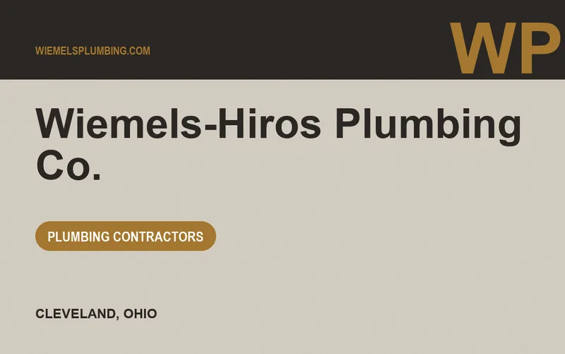 Wiemels-Hiros Plumbing Co. in Cleveland, Ohio