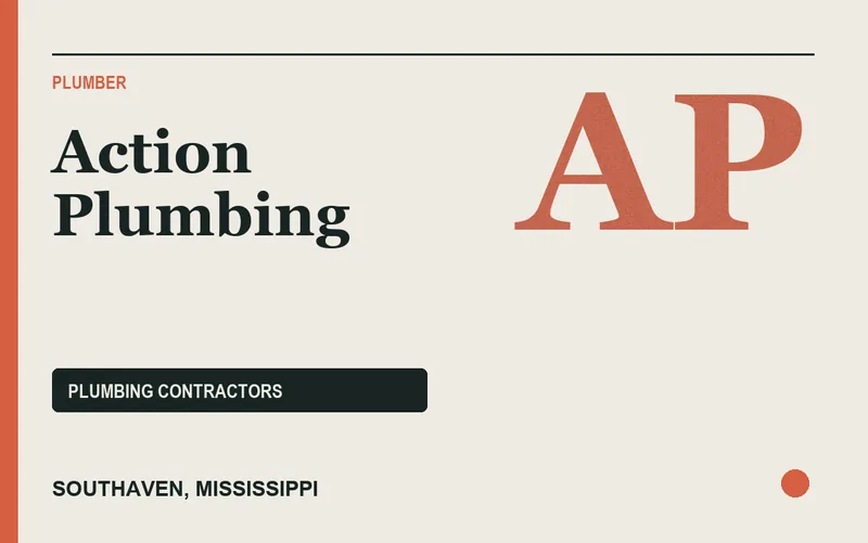 Action Plumbing in Southaven, Mississippi