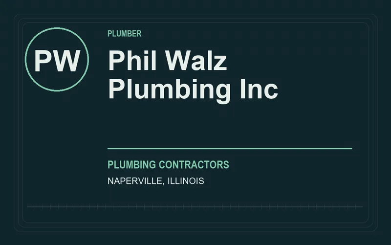 Phil Walz Plumbing Inc in Naperville, Illinois