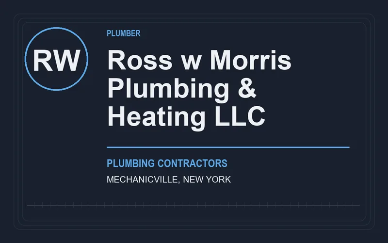 Ross w Morris Plumbing & Heating LLC in Mechanicville, New York