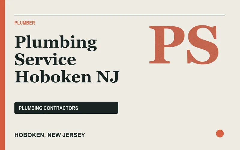 Plumbing Service Hoboken NJ in Hoboken, New Jersey