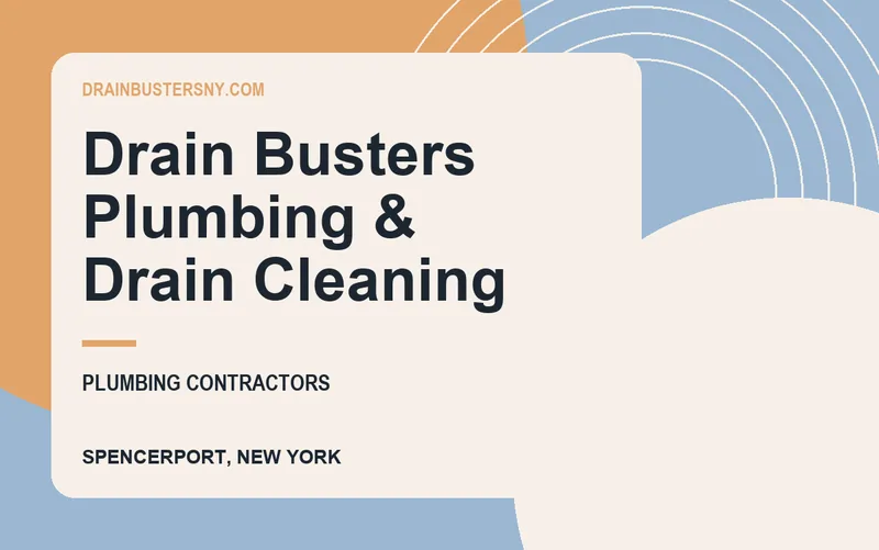 Drain Busters Plumbing & Drain Cleaning in Spencerport, New York